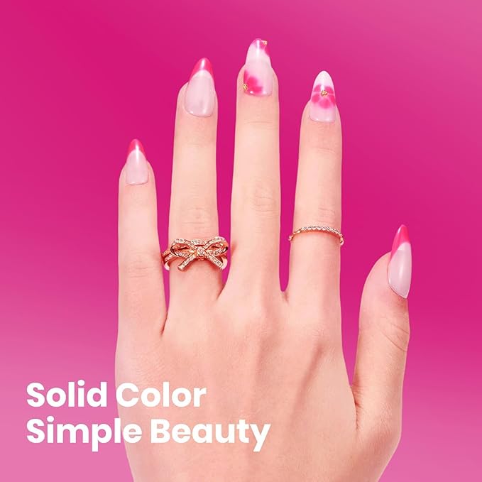 Beetles Raspberry Gel Nail Polish - Raspberry Kiss Hema Free Hot Pink Gel Polish, 15ML/0.51Fl Oz Same Color Same Bottle, Soak Off UV LED Lamp Neon Pink Nails, Spring Summer Nails Art Manicure Salon