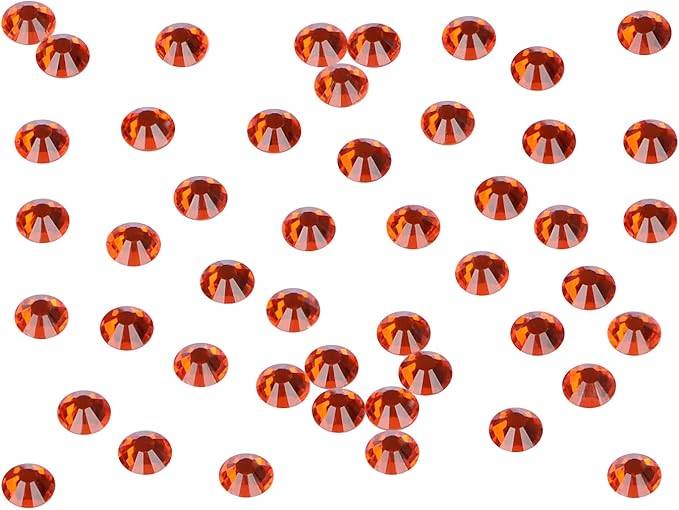 2880PCS Art Nail Rhinestones Non Hotfix Glue Fix Round Crystals Glass Flatback for DIY Jewelry Making with one Picking Pen (ss10 2880pcs, Hyacinth)