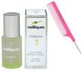 yper N𝐚iltiqu𝐞𝐬 Formula Nail Protein Treatment - Nail Booster for Harder Healthier Nails (w/SIeekshop Pink Comb) (FORMULA 3 (1/2 oz | 0.5 oz))