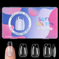 MissCheering Short Coffin Nail Tips, 300pcs 15 Sizes Matte Ballerina Shape, Trendy Press On Nails for Wedding, Party, Prom Night, Strong Nail Extensions for Weak or Broken Nails, Salon Quality