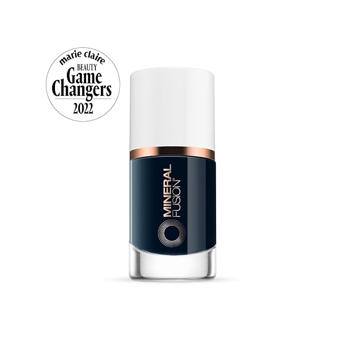 Mineral Fusion Nail Polish, Dark Blue, Deep Dive Deep Dive 0.33 Fl Oz (Pack of 1)