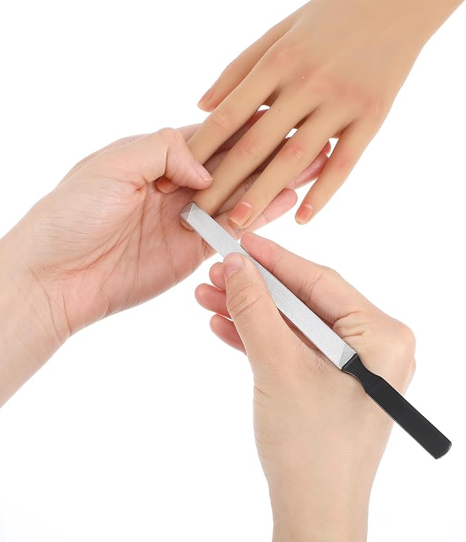 2 Pcs Toe Nail Files for Thick Nails, Dog NailFile Board Stainless Steel Coarse Nailfile Nail Care Tool for Men, Women, Dogs