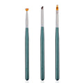 KAAGEE 3pcs Ombre Nail Brush Nail Paint Pen for Lace Line Gradient Color Ombre Brush for Gel Nails Manicure Pen Nail Art Brushes Nail Design Brushes Acrylic Nail Polish Tools