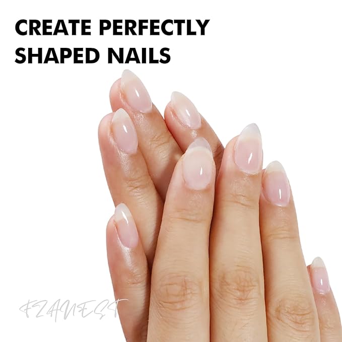 FZANEST Hema Free Rubber Base Builder Gel For Nails, Rubber Base Coat for Nail Strengthen Apex Building Extension Long Lasting Protect in A Bottle Soak Off UV LED Clear Gel Nail Polish