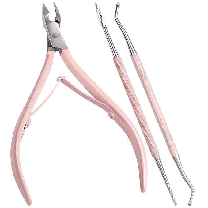 Teenitor Ingrown Toenail Tool, Pedicure Tools for Feet, Surgical Stainless Steel Ingrown Toenail Removal Kit, Ingrown Toenail Treatment, Ingrown Toenail Clippers, Ingrown Toenail File and Lifters