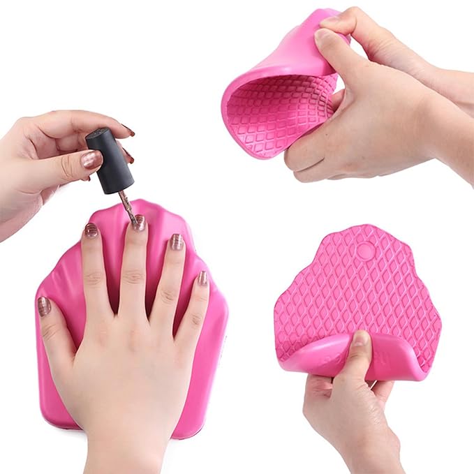 arm rest for nails tech 4pcs Silicone nail accessories,nail arm rest manicure arm rest nail hand rest arm rest for nails Suitable use at home Nail Technician Use Must Have Nail Pillow