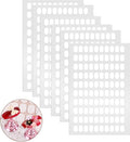 600 Pcs False Tip Double Sided Adhesive Tapes for Nail Art Holder Pre-cut Display Strips