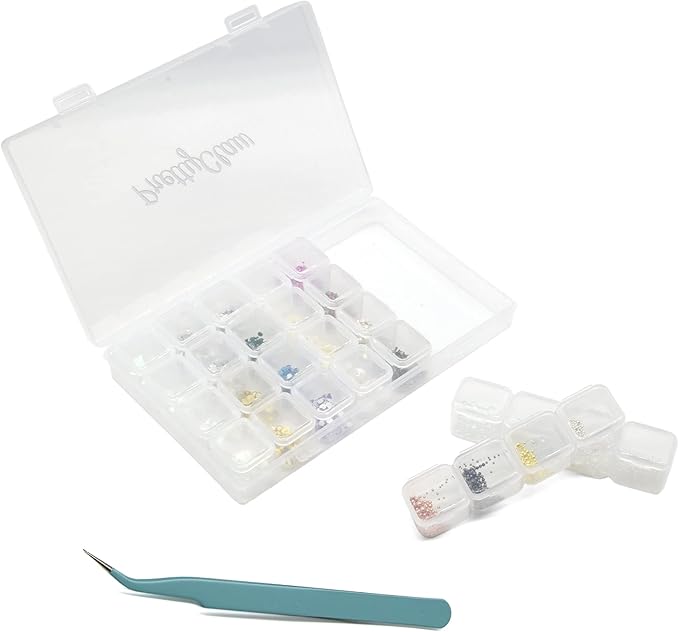PrettyClaw Nail Art Set 28 Styles Nail Charms (1000+ Pieces) (Set #7)