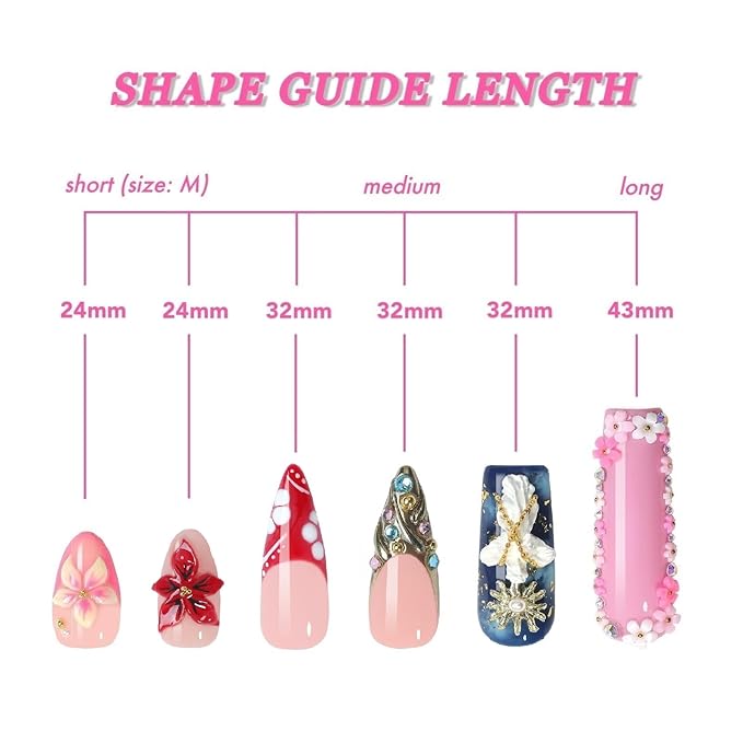 Ruby Red Handmade Press On Nails 10pcs Set, 3D Floral Sculpted Almond Tips with Gold Rose & Star Charms, Deep Jelly Wine Red Gradient Art for Romantic Date Night & Valentine’s Day – Appife