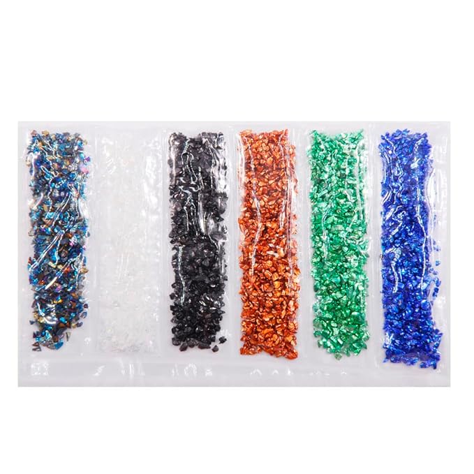 Nail 3D Crushed Stone Colorful Irregular Rock Crystal Glass DIY Piece Gemstones Nail Art Crafts Decoration
