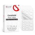 Curvlife CareHold Nail Adhesive Tabs for Press On Nails – 20 Sheets, 12 Sizes Strong Hold 0.3mm Ultra Thin Nail Glue Stickers Waterproof Breathable Double Sided Sticky Tabs, Gentle Removal