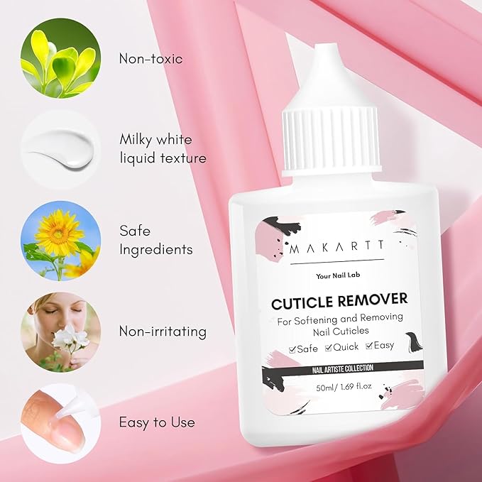 Makartt Nail Glue and Tips Kit: 15ML Solid Gel with Almond & Coffin Pre-Buffed Fake Nails, Portable UV Lamp, Base and Top Coat, Nipper, Cuticle Remover and File for DIY Art Manicure