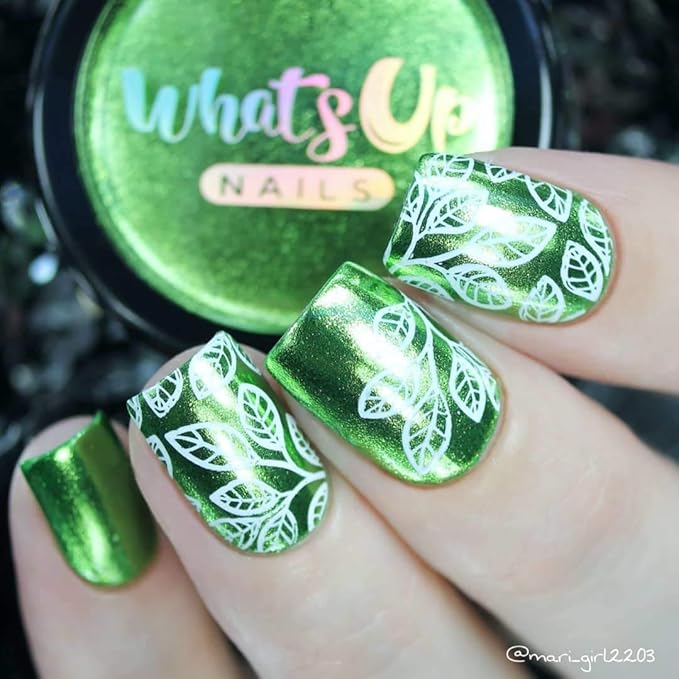 Whats Up Nails - B044 From Ground Comes Life Stamping Plate for Nail Art Design