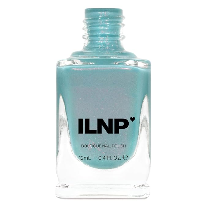 ILNP Valentina - Milky Teal Sheer Shimmer Nail Polish