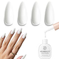 AZUREBEAUTY Warm White Nail Polish – Quick Dry, Long-Lasting, Natural Glossy Finish for DIY Manicure & Nail Art, Salon Quality, 10ml for Women