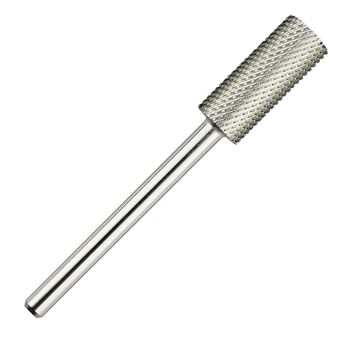 C & I Small Barrel Nail Drill Bits, Professional Electric File for Manicure Drill Machine, Nail Gels Remove, 3/32” (Fine -F)