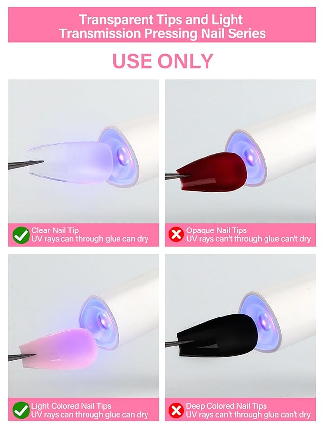 100g/3.5oz Solid Nail Glue Gel for Press On Nails, EBANKU Nail Glue Soft Gel for Fake Nail Tips, UV Light Cure Nail Art DIY Salon Home Beginner