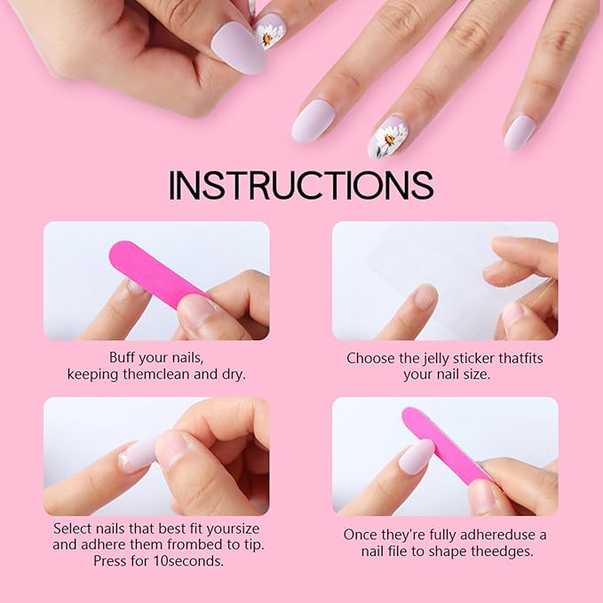 Easter Rabbit Fake Nails Full Cover Colorful Flower Acrylic Nails False Nails with Easter Bunny Eggs Design Green Easter Press on Nail Medium Almond Glossy Stick on Nails for Women Nail Art DIY 24 Pcs