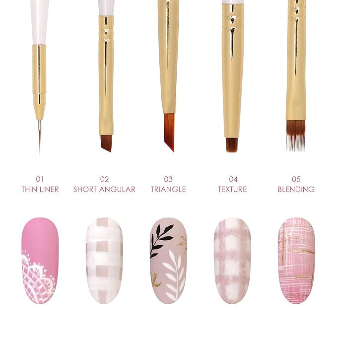 Daily Charme Nail Art Brushes (Set)