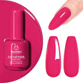 Beetles Pink Gel Nail Polish - Wild Tulips Hot Pink Gel Polish, 15ML/0.51Fl Oz Neon Color, Soak Off UV LED Lamp Nail Art, Long-Lasting Manicure Salon DIY Home Spring Nails - Gifts for Her