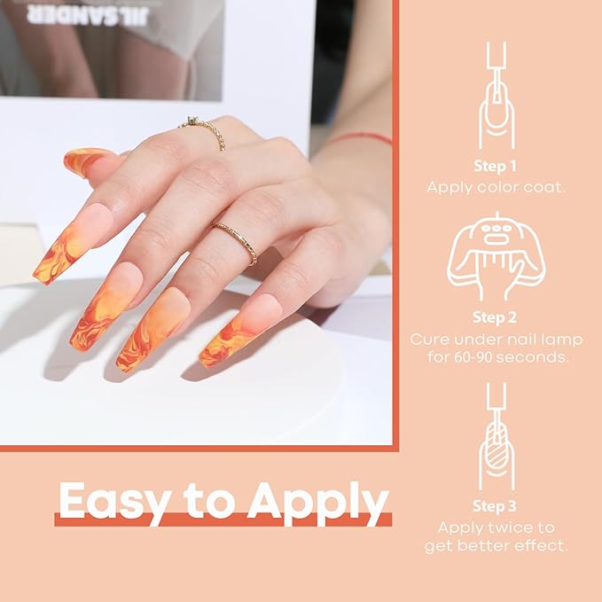 modelones 20 Colors Gel Nail Polish Kit, Fall Winter Gel Polish Set Soak Off Nail Polish Kit with Glitter, Glossy and Matte Top Base Coat DIY Manicure at Home