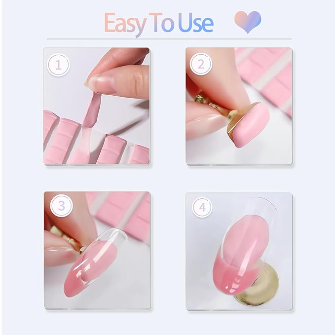Press On Nail Stand Set - 2 Pcs Aurora Arcrylic Nail Holder for Painting Nails With A Mini Clear Nail Stand Base, Two Color Metal Nail Holders,Reusable Sticky Putty For Nail Art & Display