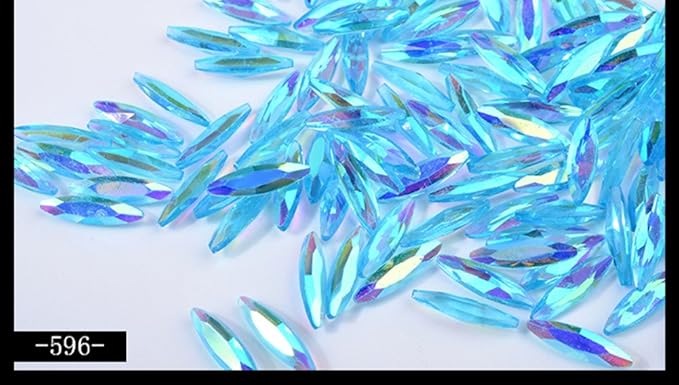 Nail Art Symphony Rhinestones 3D DIY Horse Eye Glitter Stones Pedicures Decoration 80Pcs
