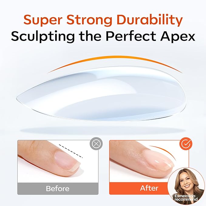 modelones Rubber Clear Gel Nail Polish, 2Pcs Builder Base Top Coat No Wipe Clear Glossy Strengthener for Apex Building Nail Glue Long Lasting Shiny Protect Thin Weak Nail Soak Off U V Manicure Gift