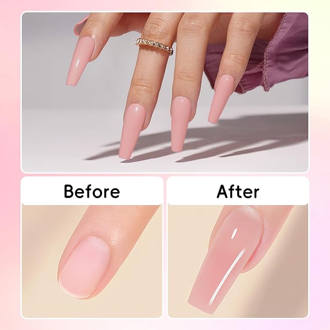 Acrylic Powder 120g 4.23oz No Lamp Needed for Nail Extensions, Bubble Free Formula Acrylic Nail Powder for 3D Art Sculpting Tips, Long Lasting Salon Quality Manicure