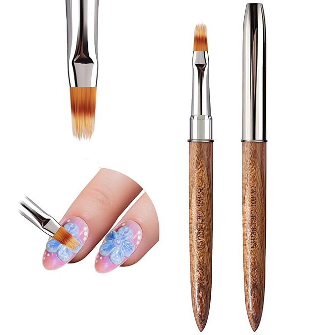 Lace Acrylic Brush for Nails-Ultra Fine Detail Tool/Professional Lace & Net Design
