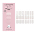 Dashing Diva Glaze Nail Strip 3-in-1 Kit - Best of Blancs - Long Lasting, Chip Resistant, Semi-Cured Gel Nail Strips - Contains 96 strips, 3 prep pads, 3 manicure sticks, 1 nail file