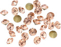 1440pcs Rhinestones Round Point Back Crystal Gem Glass Diamante Rhinestones Nail Art Decoration Jewelry Finding Beads Craft Gems (Champagne, 3mm)