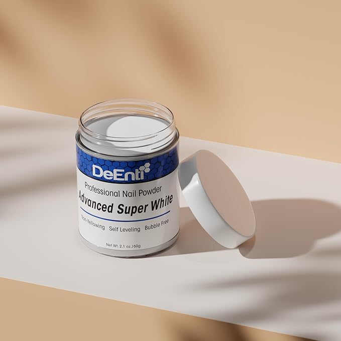 Acrylic Nail Powder - 2oz Super White | Professional Grade, Bubble-Free Acrylic Powder for Nails | Long-Lasting, Chip-Resistant Nail Acrylic Powder for Carving, Extensions & Fake Nails