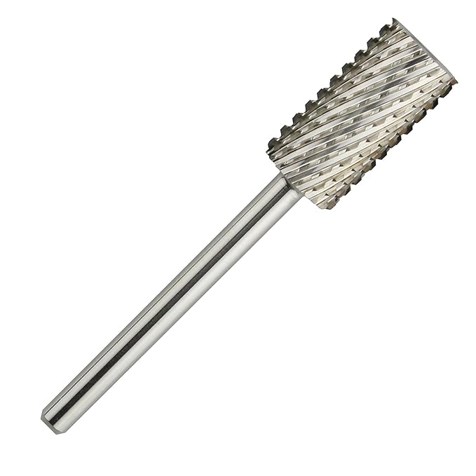 C & I Large Barrel Nail Drill Bits, Professional Electric File for Manicure Drill Machine, Nail Gels Remove, 3/32” (Extra Coarse -XC)