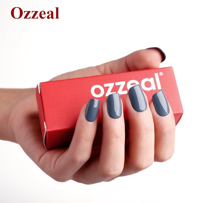 Gel Polish, 15ml Lead Grey Gel Nail Polish Autumn Winter Soak off LED UV Art Starter Manicure Salon DIY at Home for Girl Women