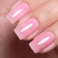 Imtiti 10ml Jelly Pink Gel Nail Polish Long Lasting Soak Off UV Led Baby Pink Gel Polish Salon DIY at Home Gift for Women 1Pcs