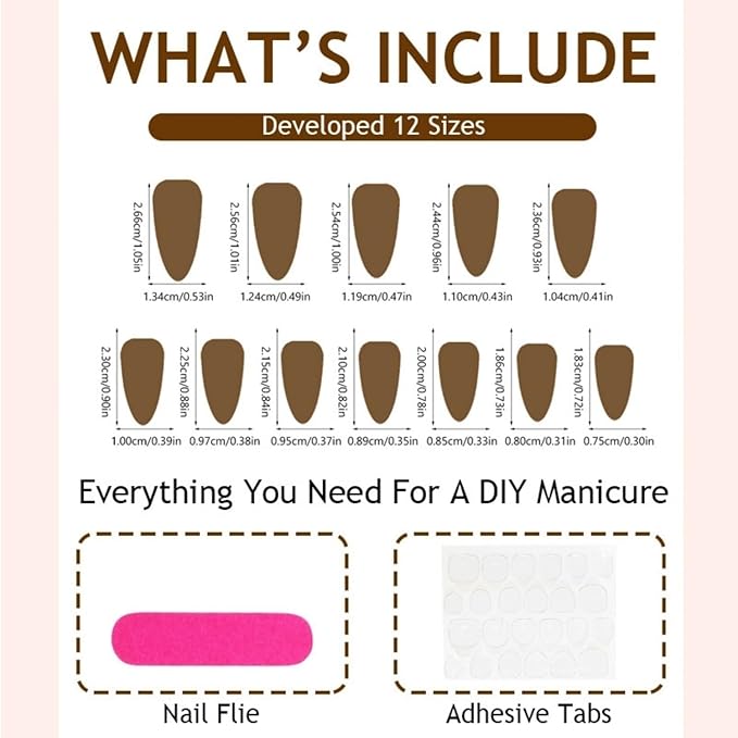 Long Press on Nails Almond Fake Nails Flowers Artificial Nail Leopard and Sparkly Rhinestones Stick on Nail for Women 24pcs