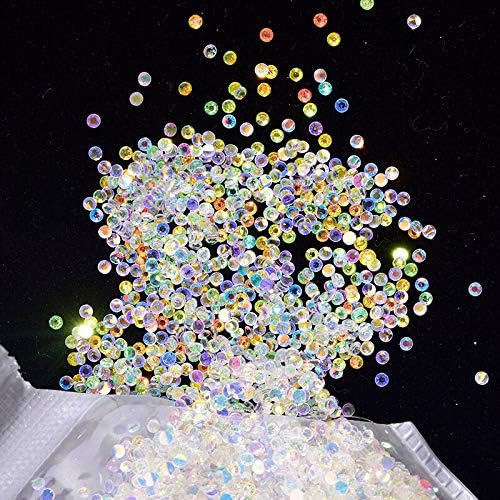 RD-63534 Decor Rhinestone 1000pcs Micro Zircon Strass for Nails Rhinestones Crystal ABColorful Rhinestones for Nail Art Decoration Accessories 2mm 3mm 4mm - (Type: 4mm)