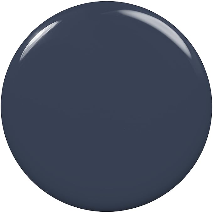 essie expressie Quick Dry Vegan Nail Polish, Charcoal Gray with Blue Undertones, Leveled Up, 0.33 Ounce
