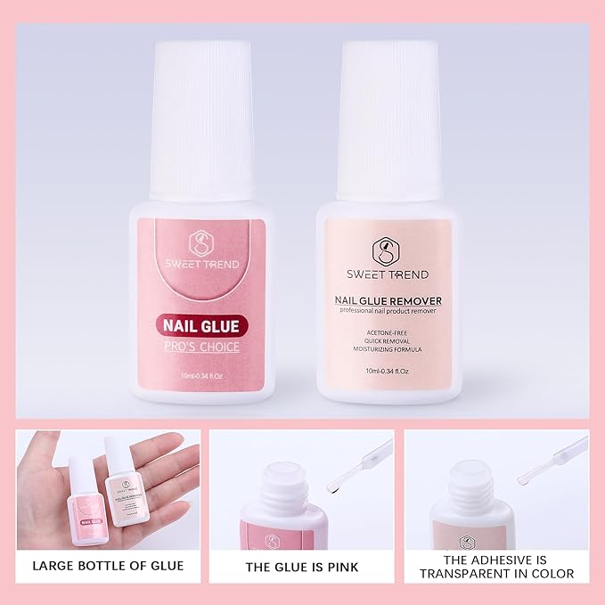 Square Toe Nail Tips Long: Sweet Trend Full Cover Toenail Tips Soft Gel - 600Pcs 15Sizes Pre-etched Matte Press on Nail Extension Kit - Glue & Remover Slanted Clipper Set for Home Salon DIY Soak Off