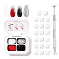Finger Secret 4 Colors Set Ombre Gel Nail Polish,Pat Painting Gradient Blooming GelS with 20pcs Nail Sponges for Gel Paint for Nails Art can be Painted in Salon or Home Use (k10)