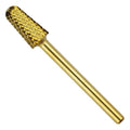 Safety Bit, Nail Drill for Electric Manicure Drill Machine, Fast Remove Nail Gels, Acrylic Gels and Nail Colors (Coarse -C, Gold)