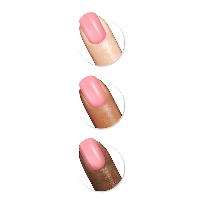 Sally Hansen Miracle Gel Salon Quality Nail Polish | Gel-Like Formula, Two-Step System, No UV Light Needed, Long Lasting | Opaque, Glossy | 341 Pink an Outfit | Classic Pink Nail Color