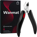 Toe Nail Clipper for Ingrown or Thick Toenails,Toenails Trimmer and Professional Toenail Nipper for Seniors with Stainless Steel Surper Sharp Blades (Soft Handle Nail Clippers for Thick Nails)