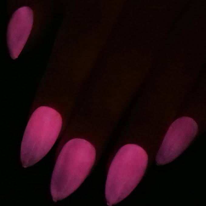 Glow in the dark Clear Gel Polish 10ML semi-clear jelly gel glow magenta color for nail art design (GP66fCR)