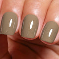 Gel Polish, 0.5 Fl Oz Grayish Green Gel Nail Polish Autumn Winter Soak Off LED UV Gel Nail Polish Art Starter Manicure Salon DIY Nail Gel Polish