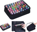 Small Clear Nail Polish Organizer Case Holds 54 Bottles(15ml-0.5fl.oz) Multifunctional Nail Polish Bag, Cosmetic Travel Makeup Bags for Women, Black