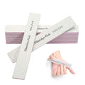 Nail File 180 240 Grit Professional Nail Files and Buffers for Natural Nails, Double Sides Washable Block Disposable Nail Buffer for Nail Art DIY or Nail Manicure Salon Pack of 10pcs