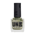 UNDN Vegan Nail Polish - Mineral Moss - Chrome Silver Green Nail Polish for Women and Men - Long Lasting, Metallic Finish - Cruelty Free - 0.5 oz
