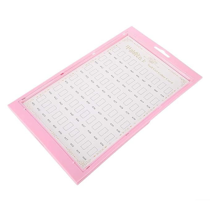 Nail Gel Polish Display Board, Nail Art Tips Chart Practice Design Rack Polish Palette Stand Showing DIY at Home()
